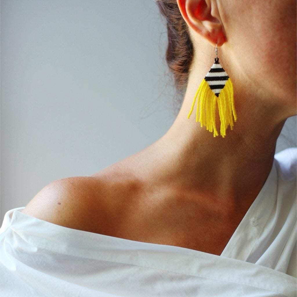 'BE YELLOW' Küpe