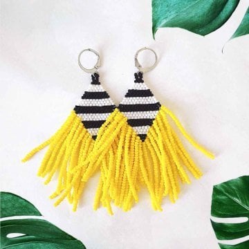 'BE YELLOW' Küpe