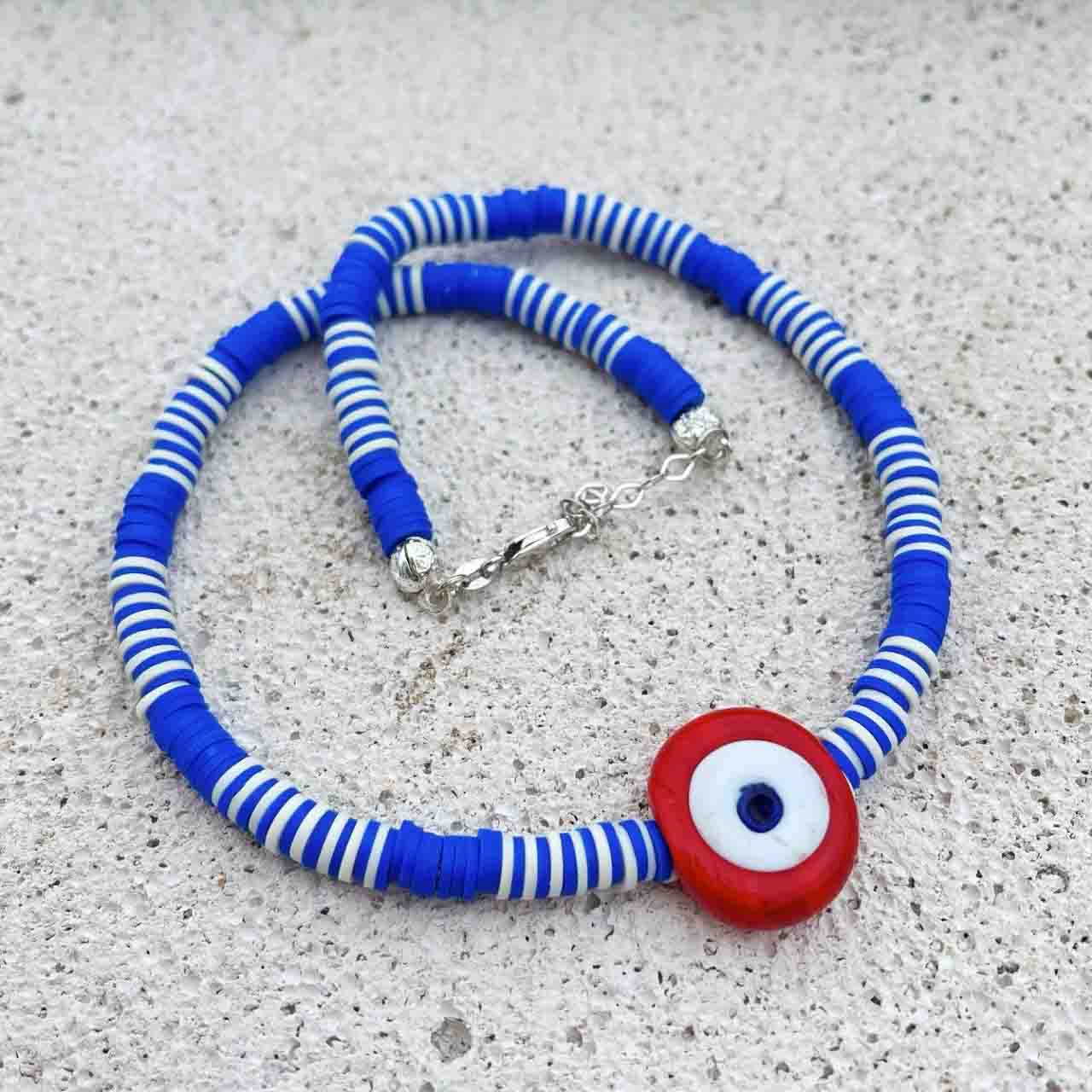 'JOY' Kolye Serisi KIRMIZI NAZAR BONCUKLU KOLYE