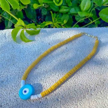 'YELLOW BLUE EYE’ Kolye