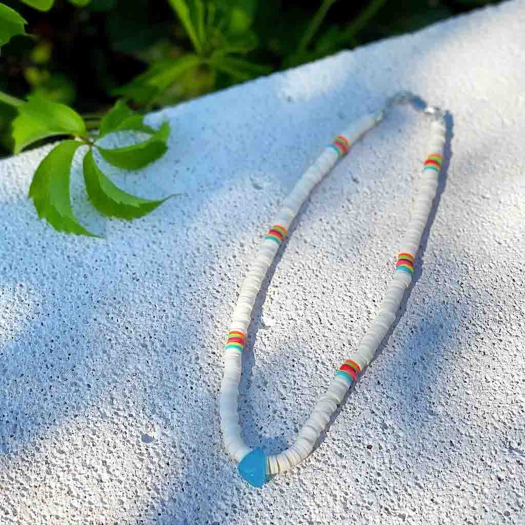 'COLOUR THERAPY'' Kolye Serisi BEYAZ