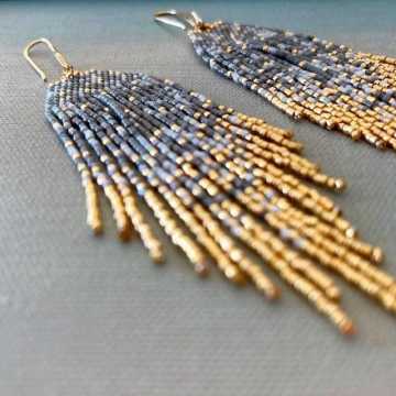 'SHINE BRIGHT' Küpe MAVİ
