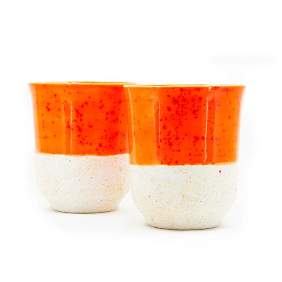 ''Dolce Vita'' Kupa Benekli Turuncu