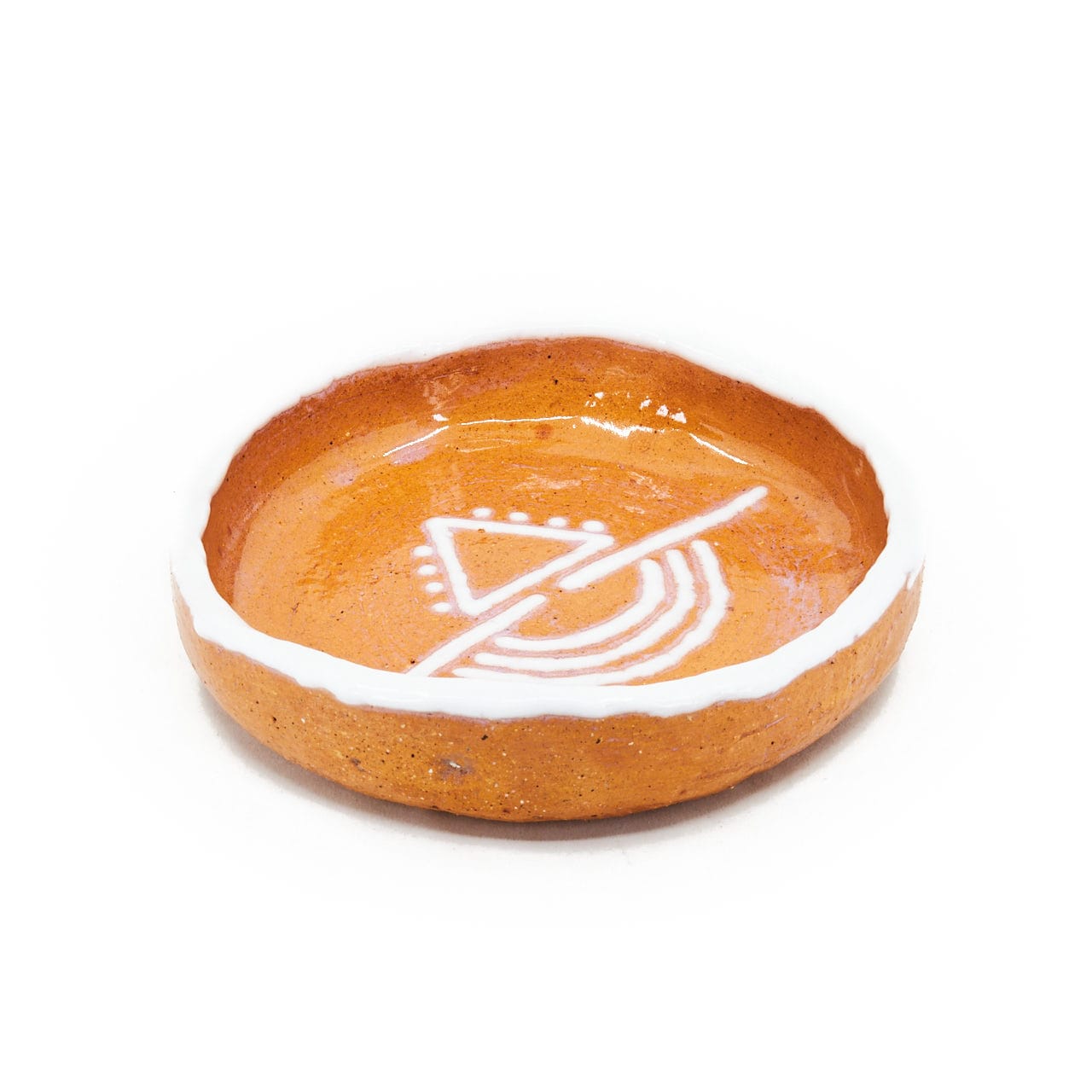 Şamutlu Seramik Kase Üçgen Sembollü